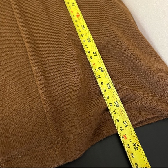 Sanctuary Brown Open Cardigan Sweater with Pockets - Picture 13 of 13